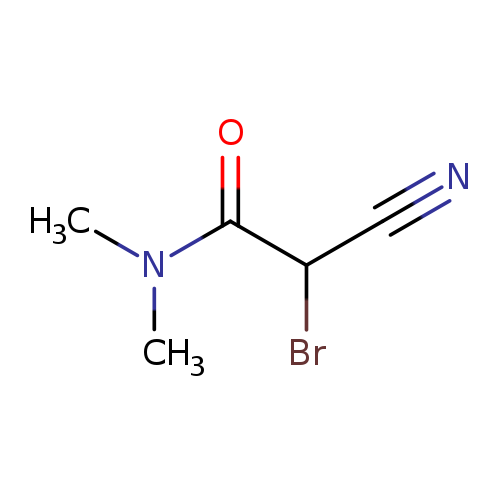 BrC(C(=O)N(C)C)C#N