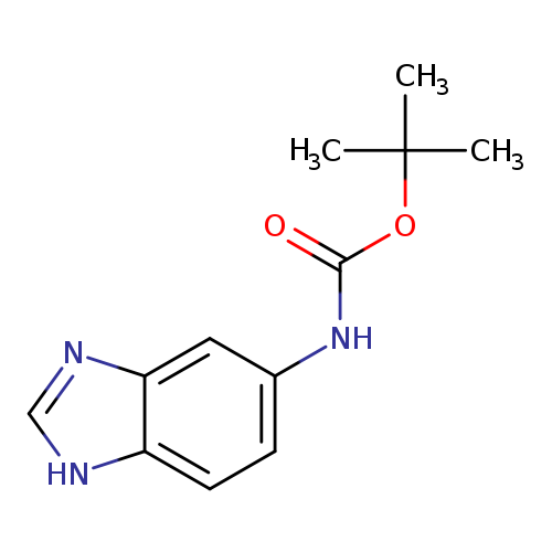 O=C(OC(C)(C)C)Nc1ccc2c(c1)nc[nH]2