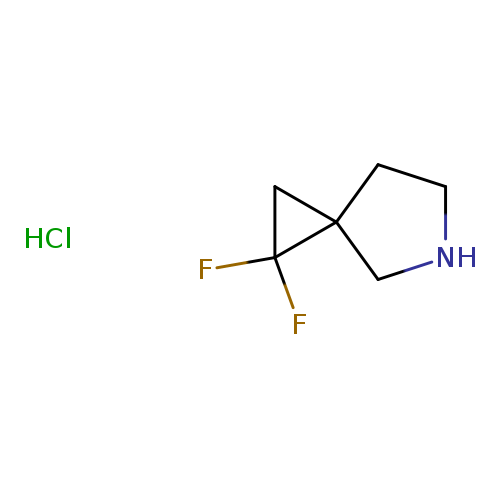 FC1(F)CC21CNCC2.Cl