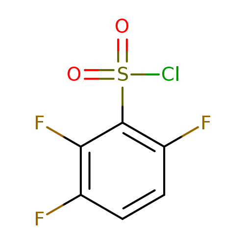 Fc1ccc(c(c1F)S(=O)(=O)Cl)F