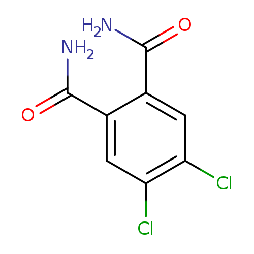 NC(=O)c1cc(Cl)c(cc1C(=O)N)Cl
