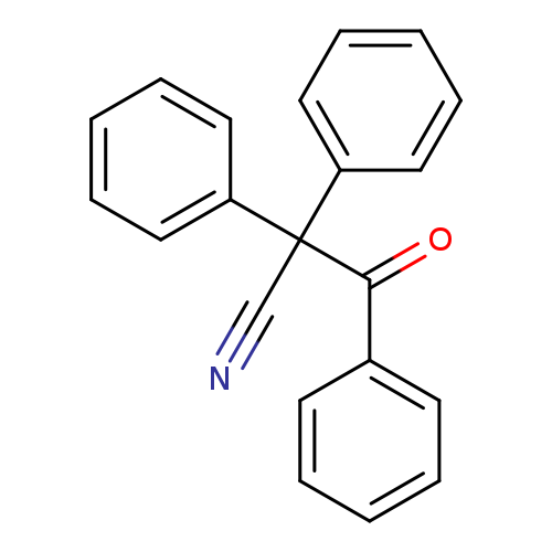 N#CC(C(=O)c1ccccc1)(c1ccccc1)c1ccccc1