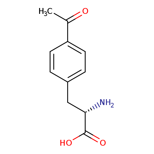 N[C@H](C(=O)O)Cc1ccc(cc1)C(=O)C