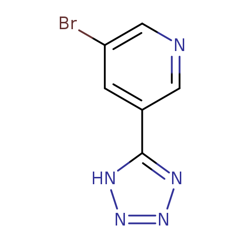 Brc1cncc(c1)c1nnn[nH]1