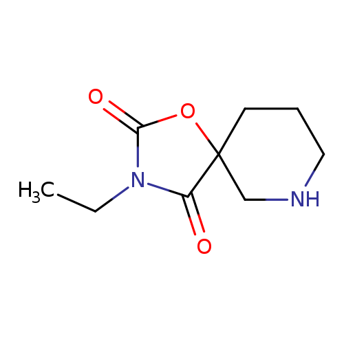 CCN1C(=O)OC2(C1=O)CCCNC2