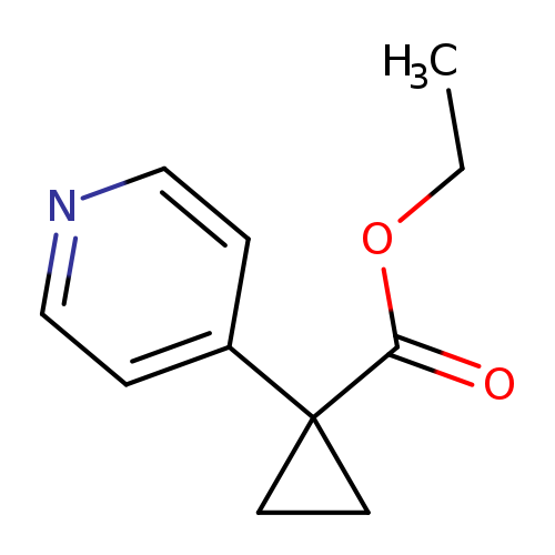 CCOC(=O)C1(CC1)c1ccncc1