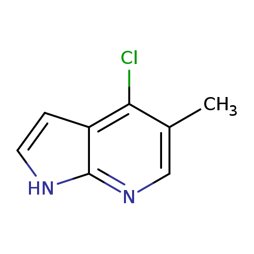 Cc1cnc2c(c1Cl)cc[nH]2