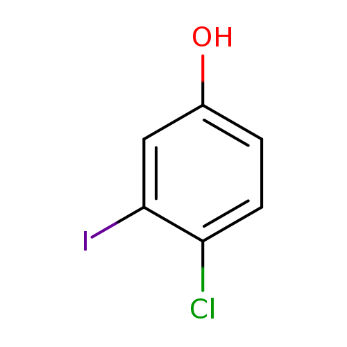 Oc1ccc(c(c1)I)Cl