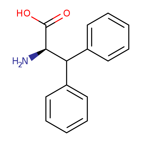N[C@H](C(c1ccccc1)c1ccccc1)C(=O)O