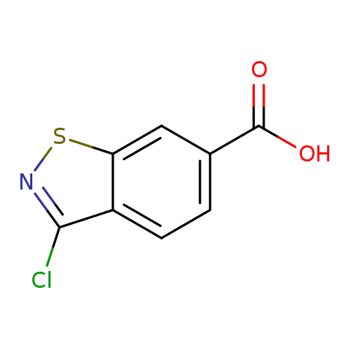 OC(=O)c1ccc2c(c1)snc2Cl