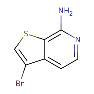 Brc1csc2c1ccnc2N