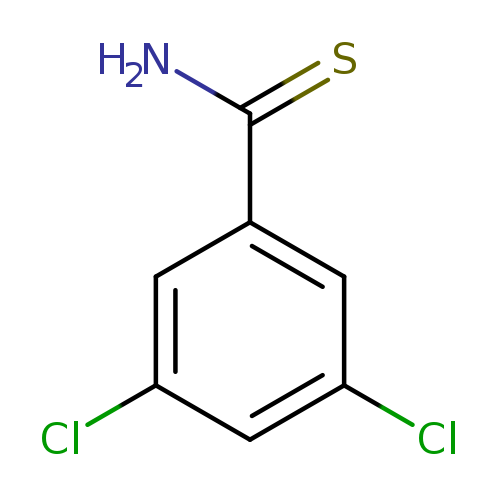 NC(=S)c1cc(Cl)cc(c1)Cl