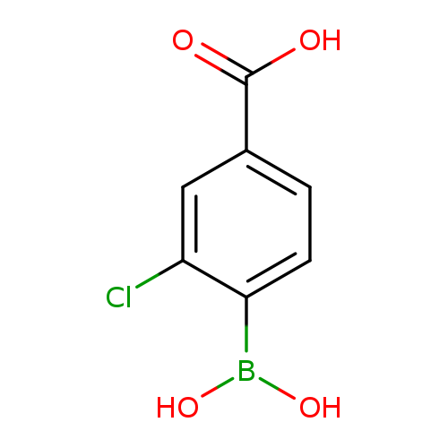OC(=O)c1ccc(c(c1)Cl)B(O)O