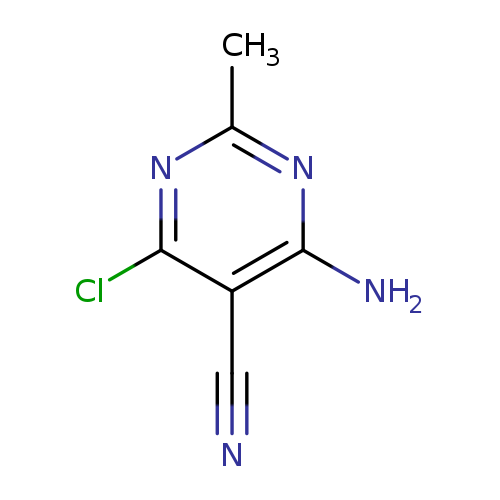 N#Cc1c(N)nc(nc1Cl)C