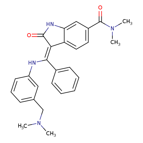 CN(Cc1cccc(c1)N/C(=C/1C(=O)Nc2c1ccc(c2)C(=O)N(C)C)/c1ccccc1)C