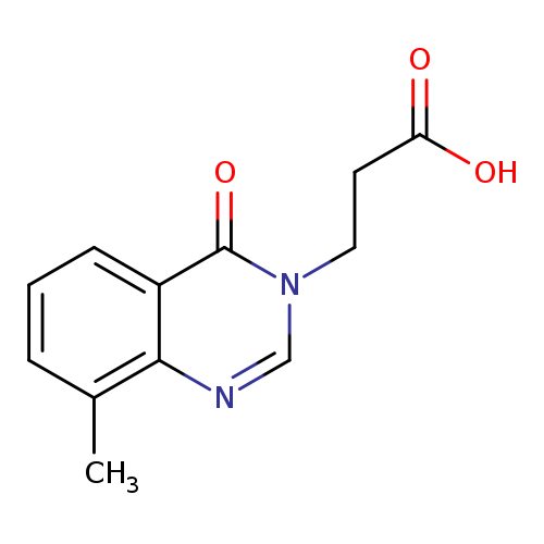 Cc1cccc2c1ncn(c2=O)CCC(=O)O