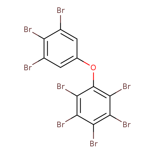 Brc1c(Br)cc(cc1Br)Oc1c(Br)c(Br)c(c(c1Br)Br)Br