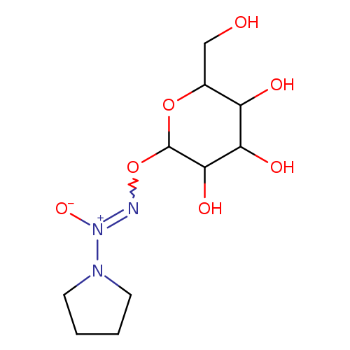 OCC1OC(ON=[N+](N2CCCC2)[O-])C(C(C1O)O)O