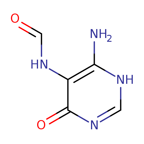 Nc1c(NC=O)c(=O)nc[nH]1
