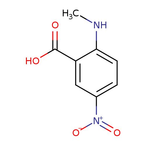 CNc1ccc(cc1C(=O)O)[N+](=O)[O-]