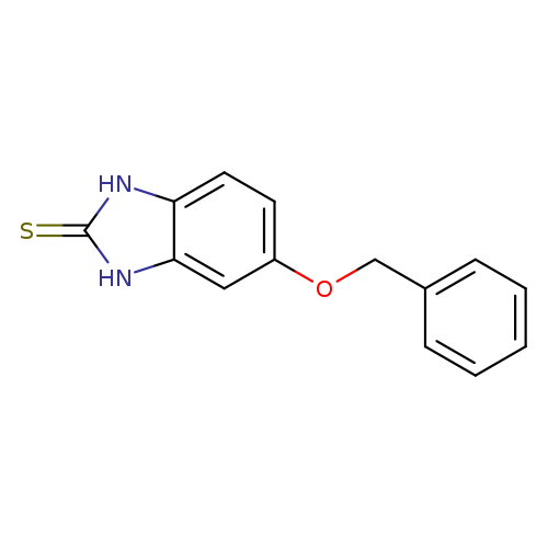 S=c1[nH]c2c([nH]1)cc(cc2)OCc1ccccc1