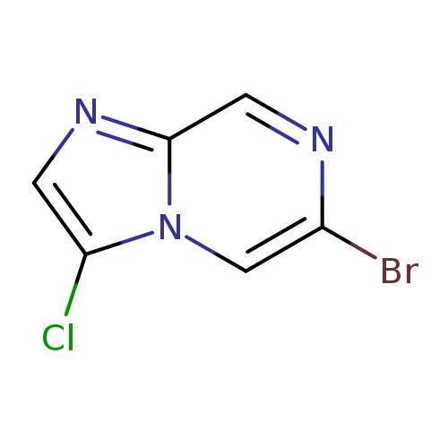 Brc1ncc2n(c1)c(Cl)cn2