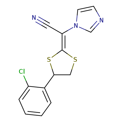 N#C/C(=C1/SCC(S1)c1ccccc1Cl)/n1cncc1