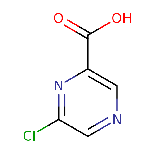 OC(=O)c1cncc(n1)Cl