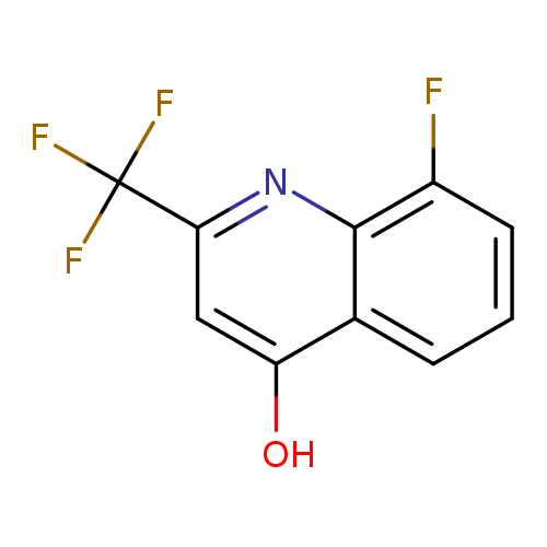 Fc1cccc2c1nc(cc2O)C(F)(F)F