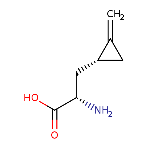 N[C@H](C(=O)O)C[C@H]1CC1=C