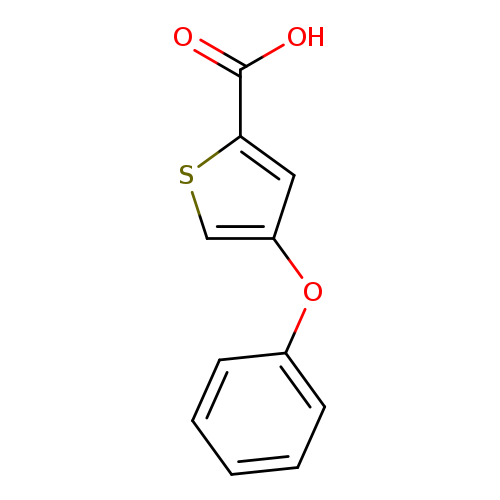 OC(=O)c1scc(c1)Oc1ccccc1