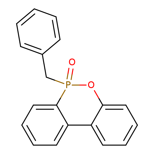 O=P1(Cc2ccccc2)Oc2ccccc2c2c1cccc2