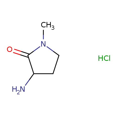 O=C1C(N)CCN1C.Cl
