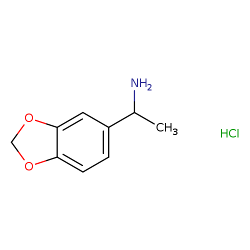CC(c1ccc2c(c1)OCO2)N.Cl