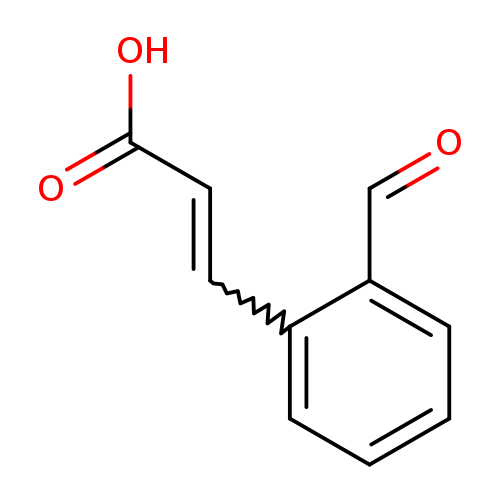 O=Cc1ccccc1C=CC(=O)O