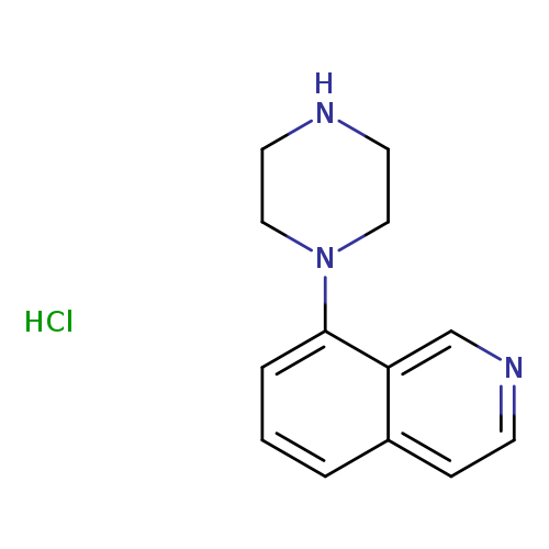 N1CCN(CC1)c1cccc2c1cncc2.Cl