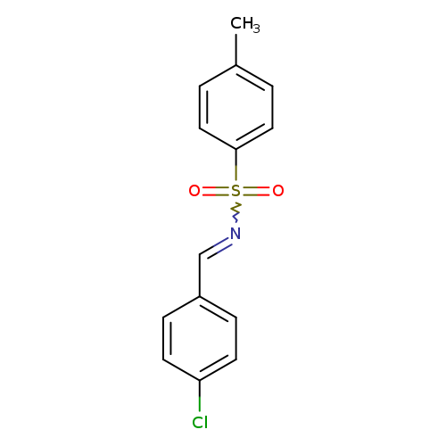 Cc1ccc(cc1)S(=O)(=O)N=Cc1ccc(cc1)Cl