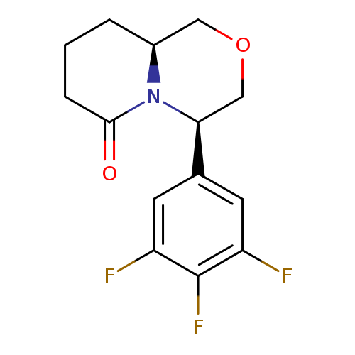O=C1CCC[C@@H]2N1[C@@H](COC2)c1cc(F)c(c(c1)F)F