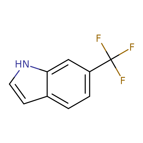 FC(c1ccc2c(c1)[nH]cc2)(F)F