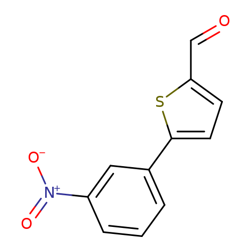O=Cc1ccc(s1)c1cccc(c1)[N+](=O)[O-]
