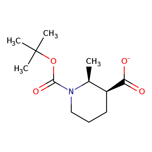 C[C@@H]1N(CCC[C@@H]1C(=O)[O-])C(=O)OC(C)(C)C