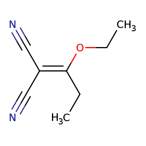 CCC(=C(C#N)C#N)OCC
