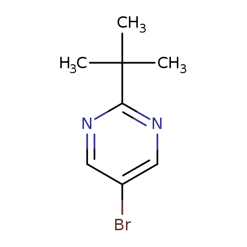 CC(c1ncc(cn1)Br)(C)C