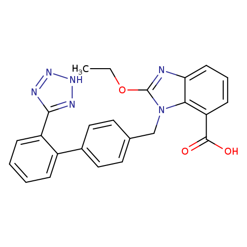 CCOc1nc2c(n1Cc1ccc(cc1)c1ccccc1c1n[nH]nn1)c(ccc2)C(=O)O