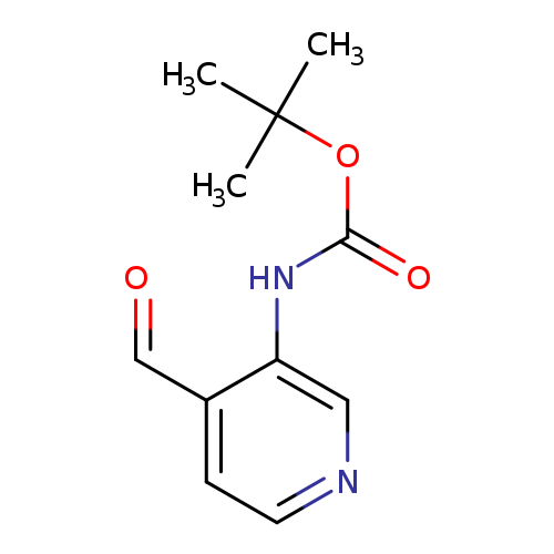 O=Cc1ccncc1NC(=O)OC(C)(C)C