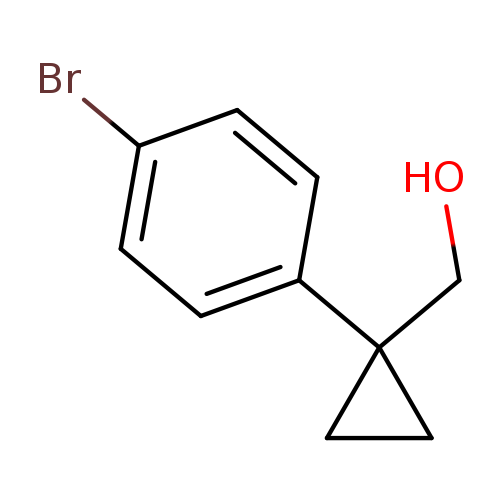 OCC1(CC1)c1ccc(cc1)Br