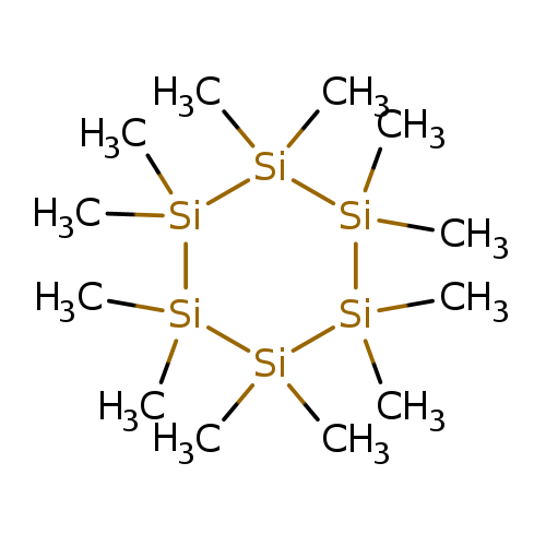 C[Si]1(C)[Si](C)(C)[Si](C)(C)[Si]([Si]([Si]1(C)C)(C)C)(C)C