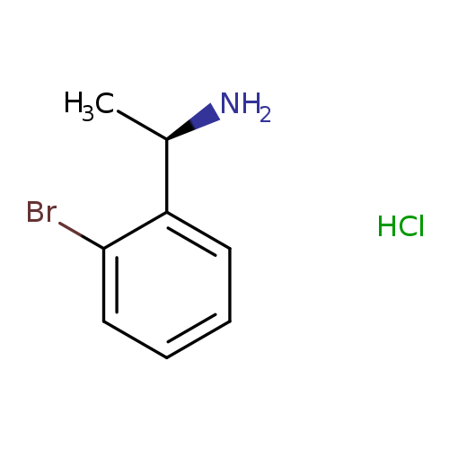 C[C@H](c1ccccc1Br)N.Cl