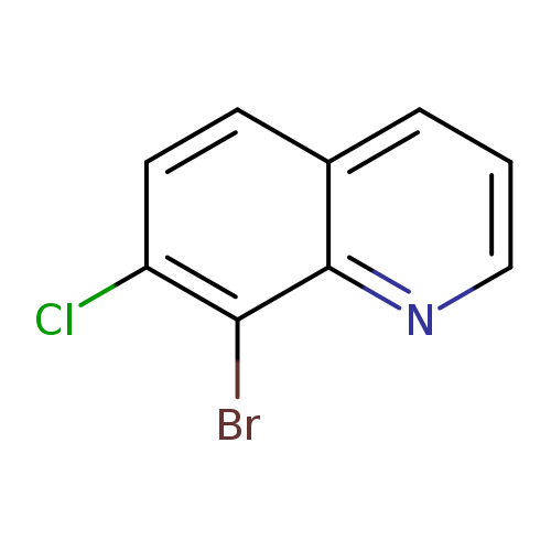 Clc1ccc2c(c1Br)nccc2