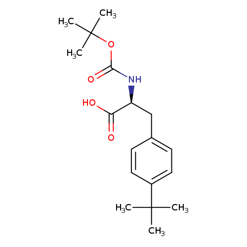 O=C(OC(C)(C)C)N[C@H](C(=O)O)Cc1ccc(cc1)C(C)(C)C